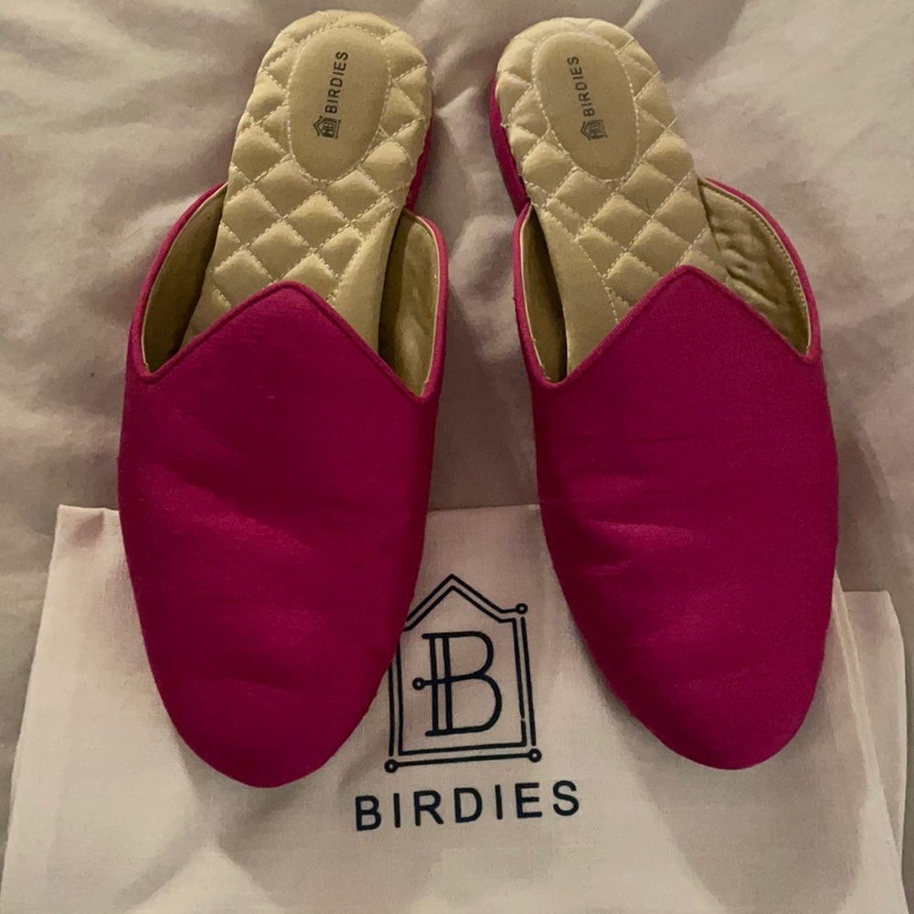 Pink slip-on size 9 loafers